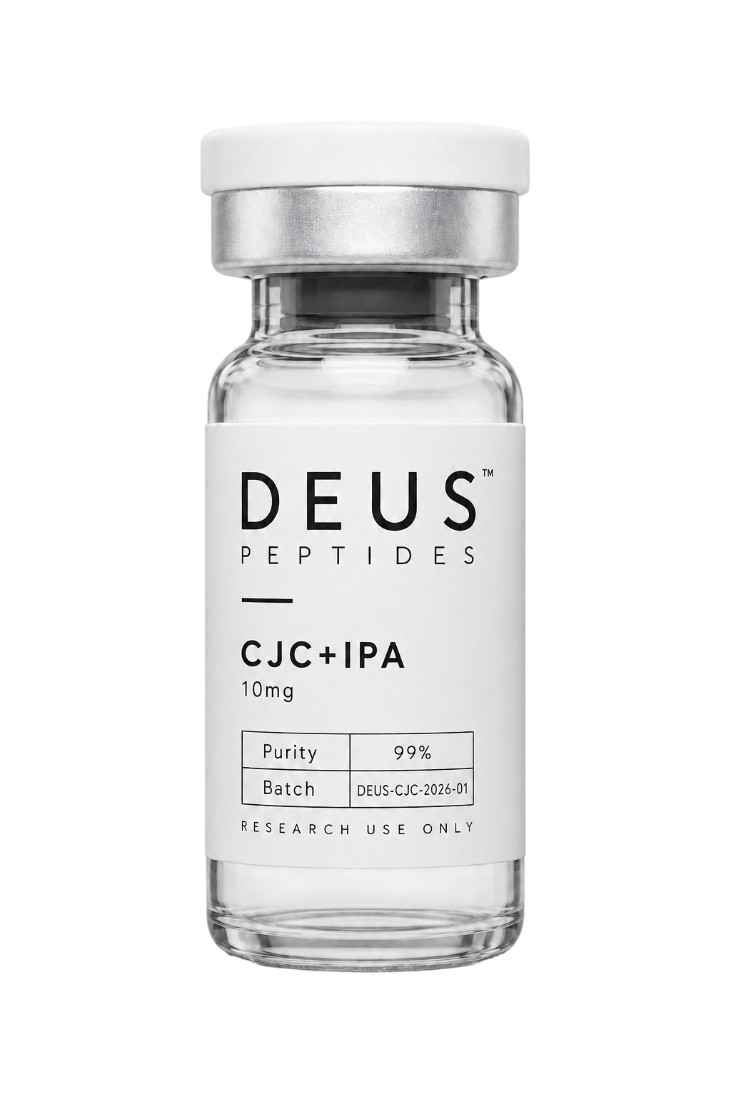 DEUS CJC and IPA 10mg research blend vial