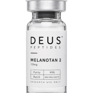 DEUS Melanotan II 10mg research peptide vial