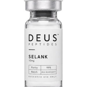 DEUS Selank 10mg research peptide vial