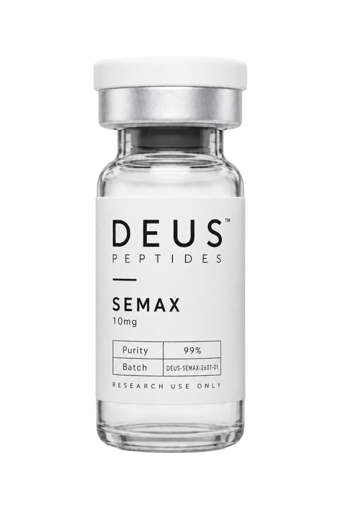 DEUS Semax 10mg research peptide vial