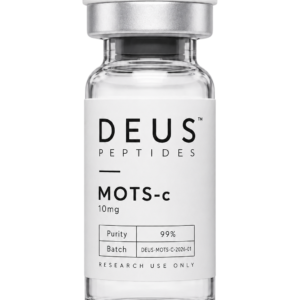 DEUS MOTS-c 10mg research peptide vial