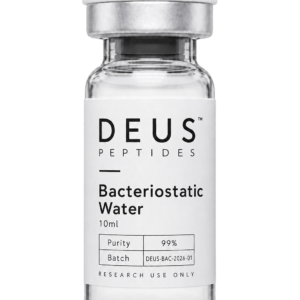 DEUS Bacteriostatic Water 10ml research supply vial